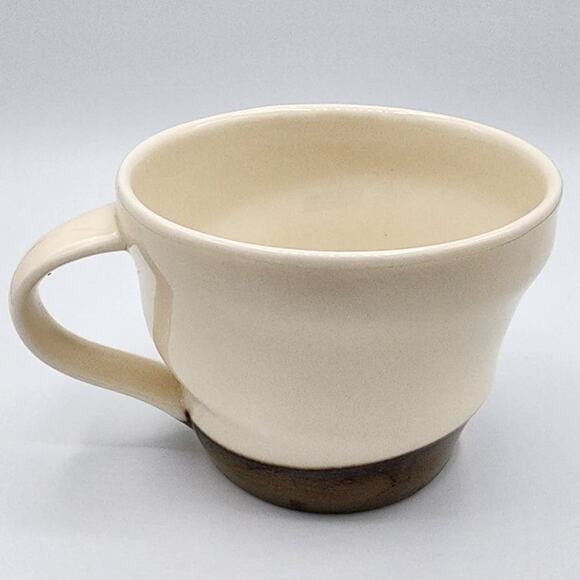 2013 Starbucks Holiday Collection Ivory & Bronze Metallic Ceramic Coffee Tea Mug - Picture 3 of 6